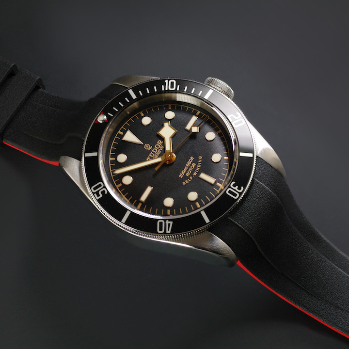 Tudor black bay deals 41 rubber strap